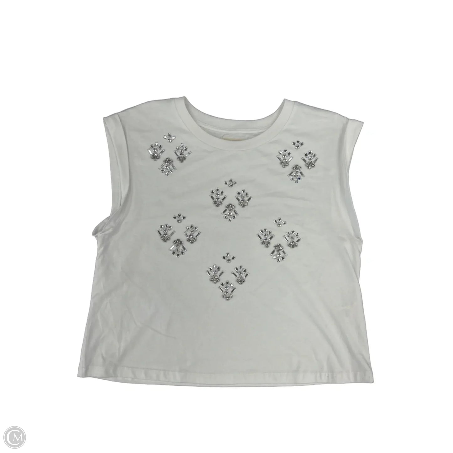 Top Short Sleeve By Porridge In White, Size: M