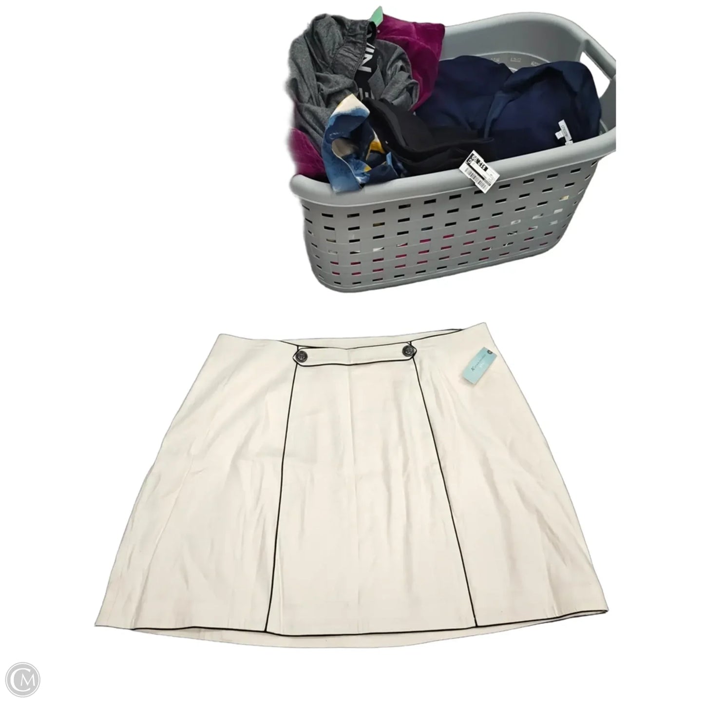 Skirt Mini & Short By Maeve In Cream, Size: 2x