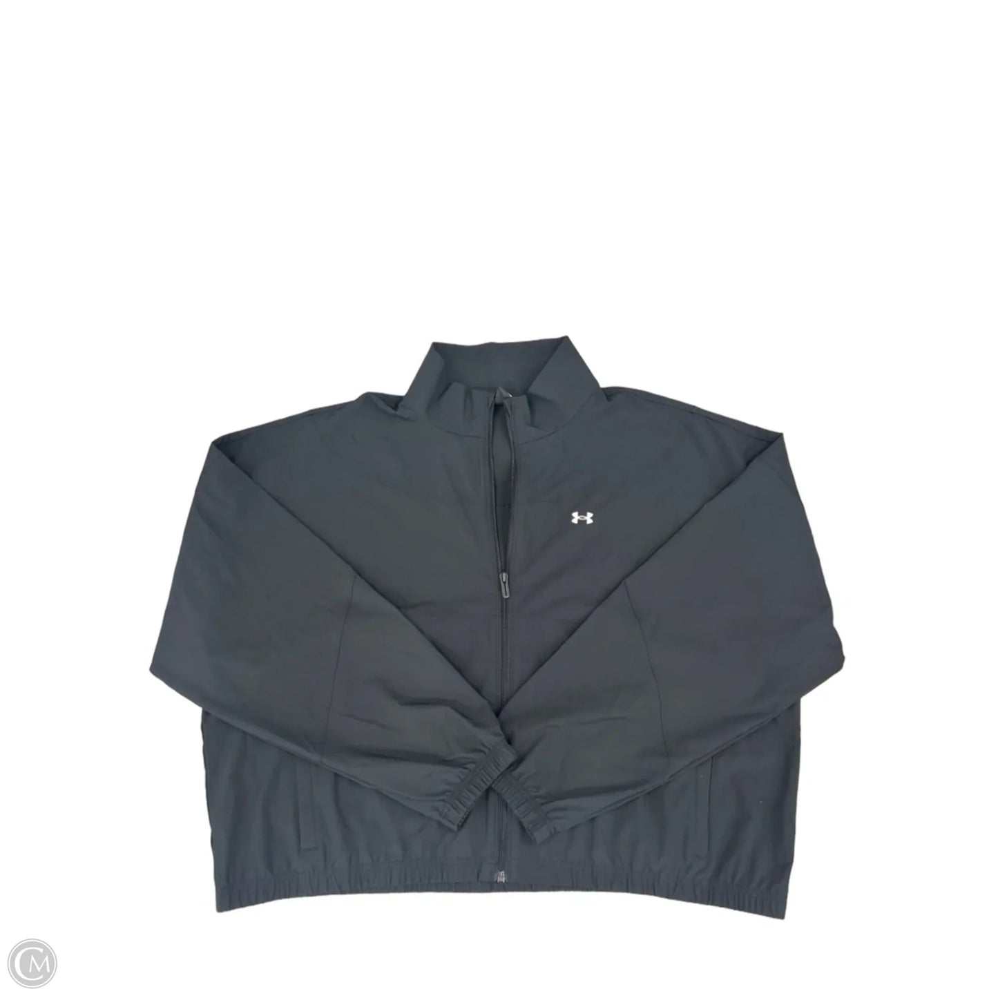 Athletic Jacket By Under Armour In Black, Size: 2x