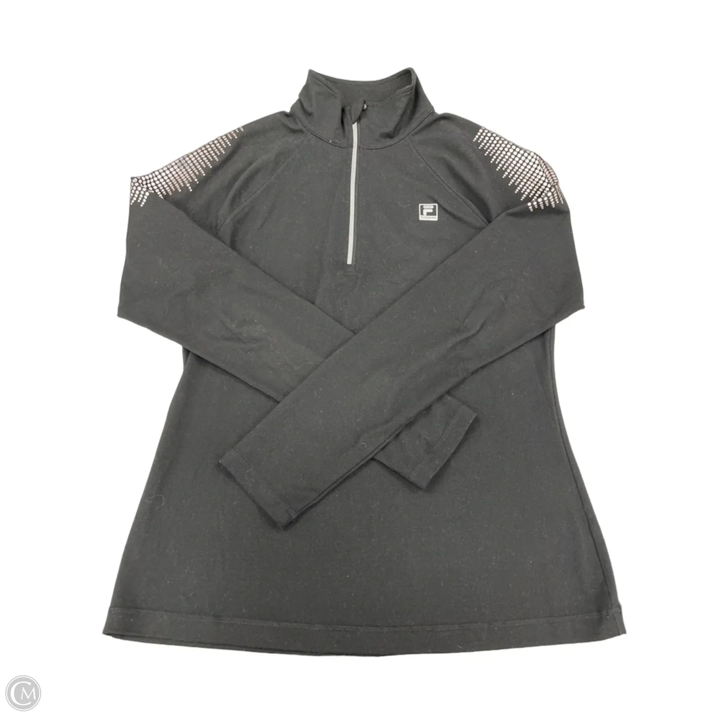 Athletic Jacket By Fila In Black, Size: M