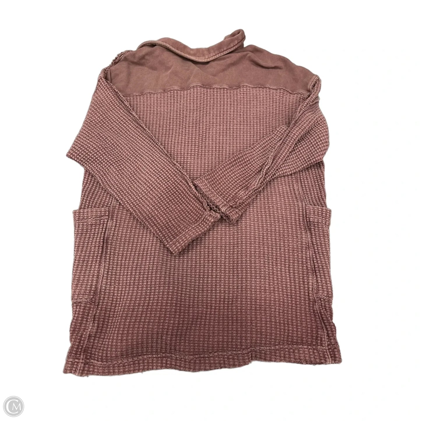 Top Long Sleeve By Free People In Mauve, Size: L