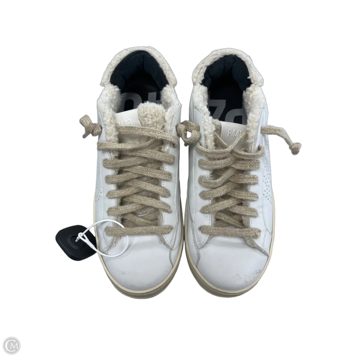 Shoes Sneakers By P448 In Cream, Size: 9