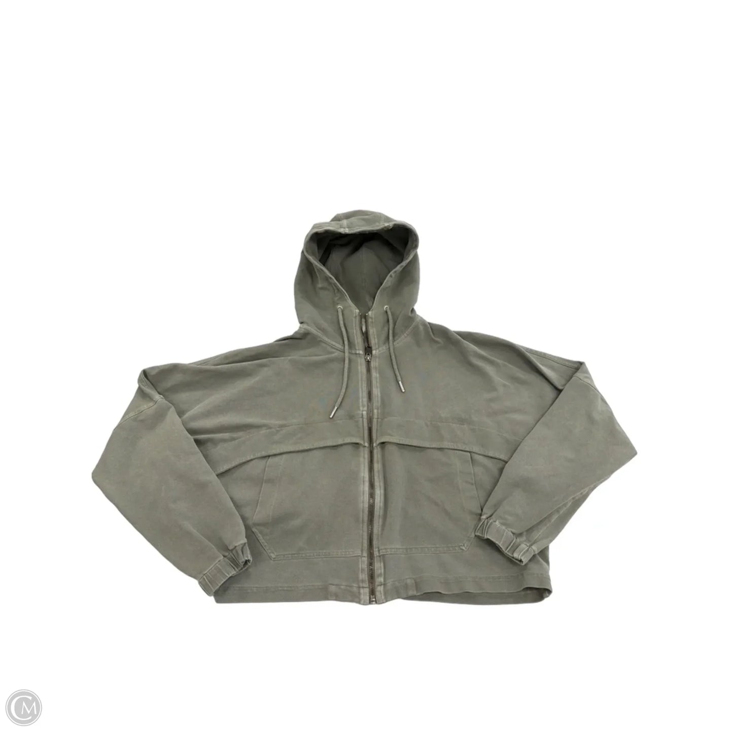 Top Long Sleeve By Mono B In Green, Size: S