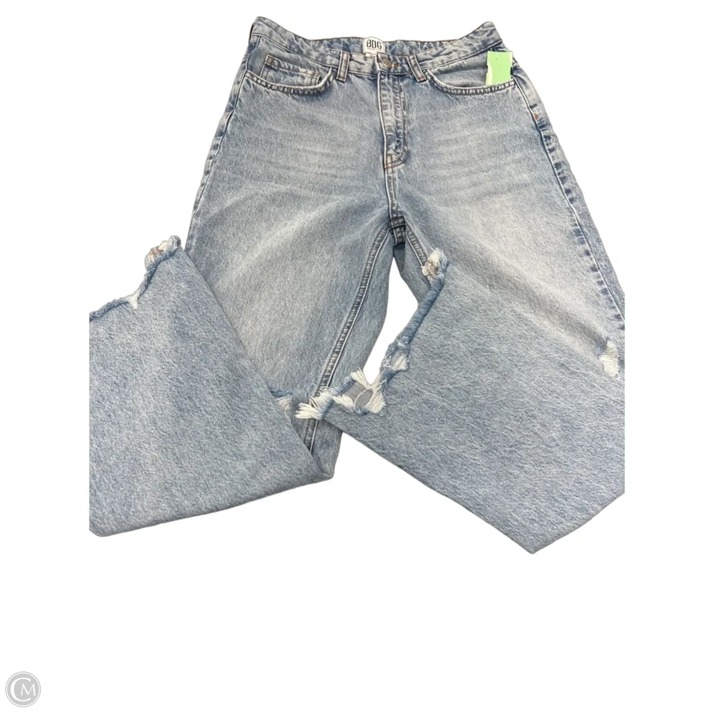 Jeans Flared By Bdg In Blue Denim, Size: 0