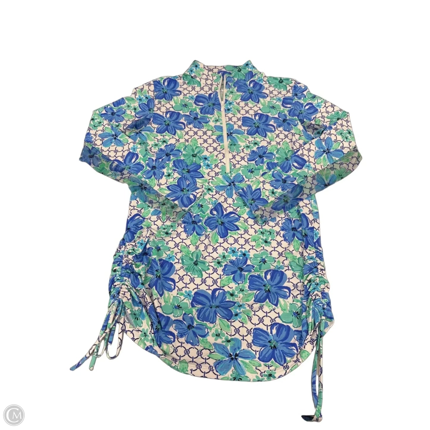 Swimwear Cover-up By Ibkul In Teal, Size: L