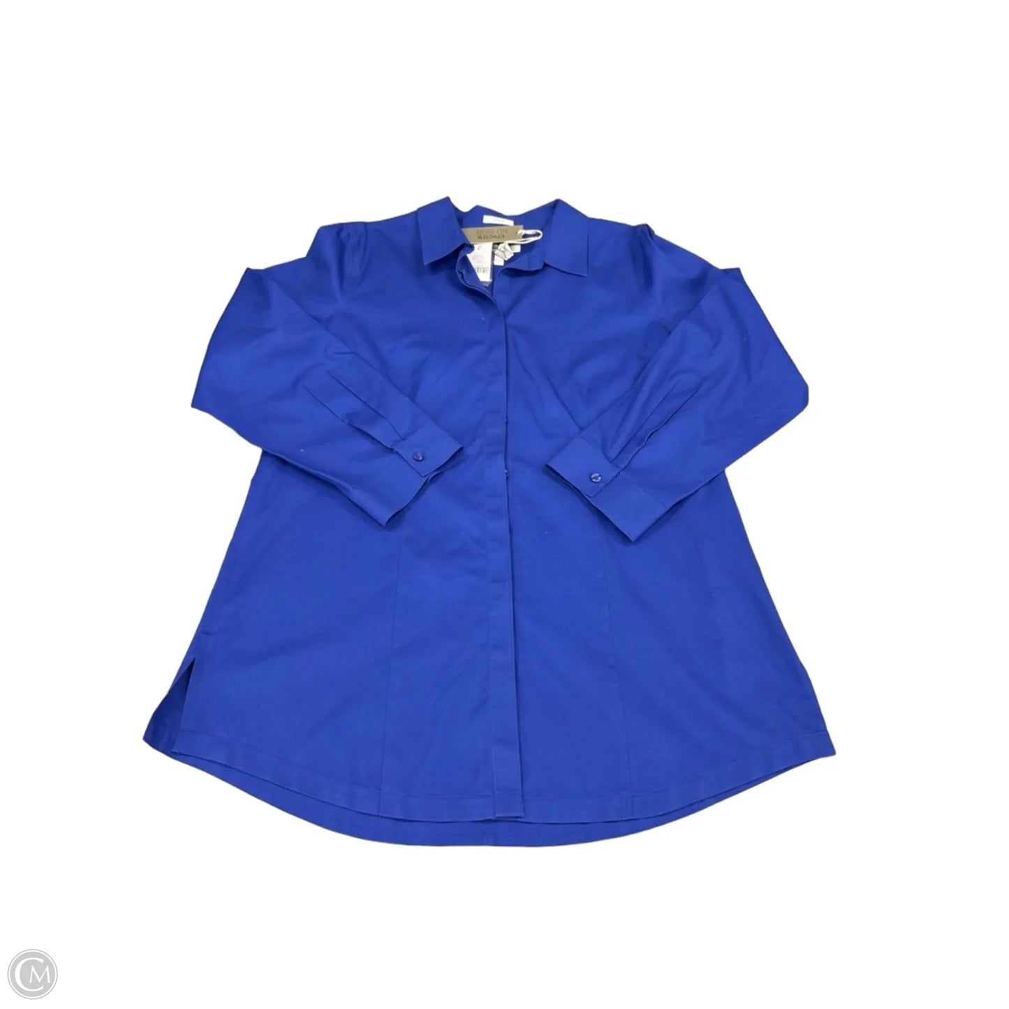 Top Long Sleeve By Chicos In Blue, Size: L