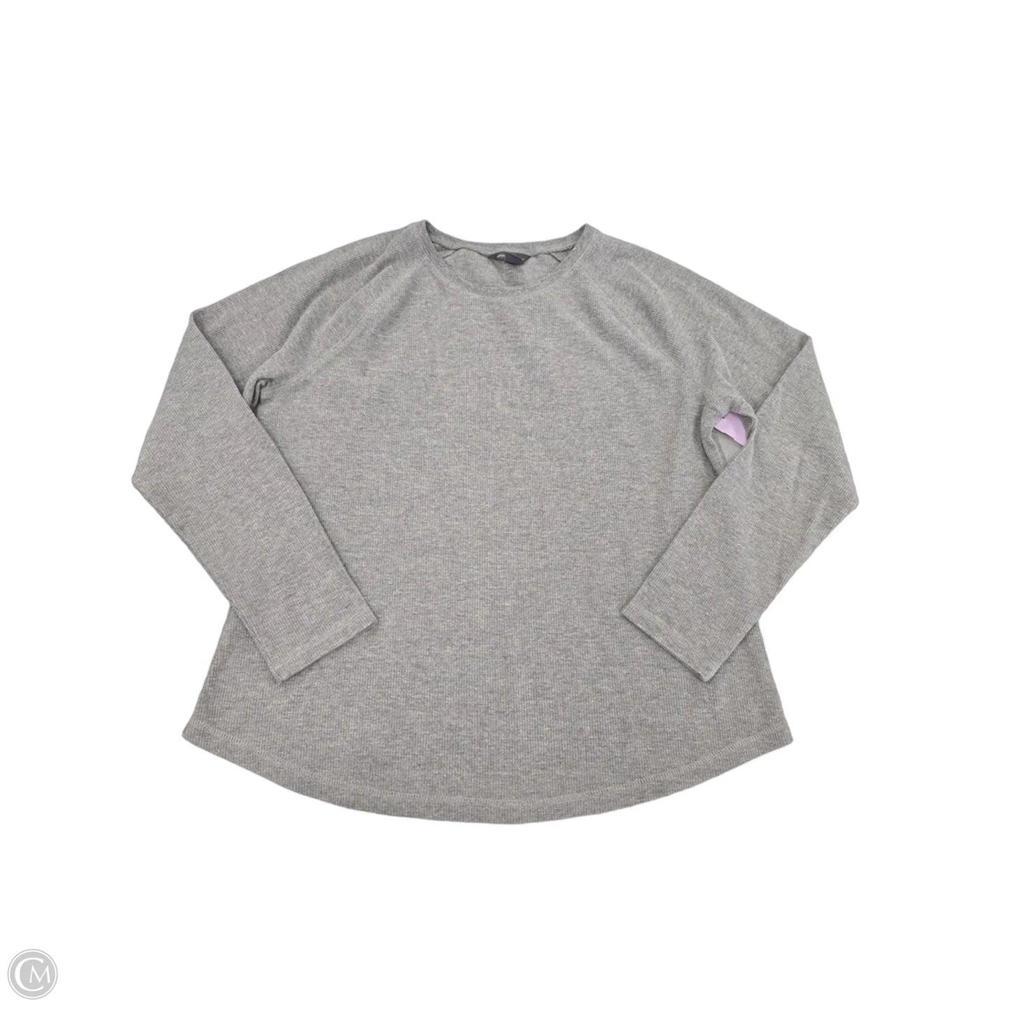 Top Long Sleeve By Eddie Bauer In Grey, Size: Xl