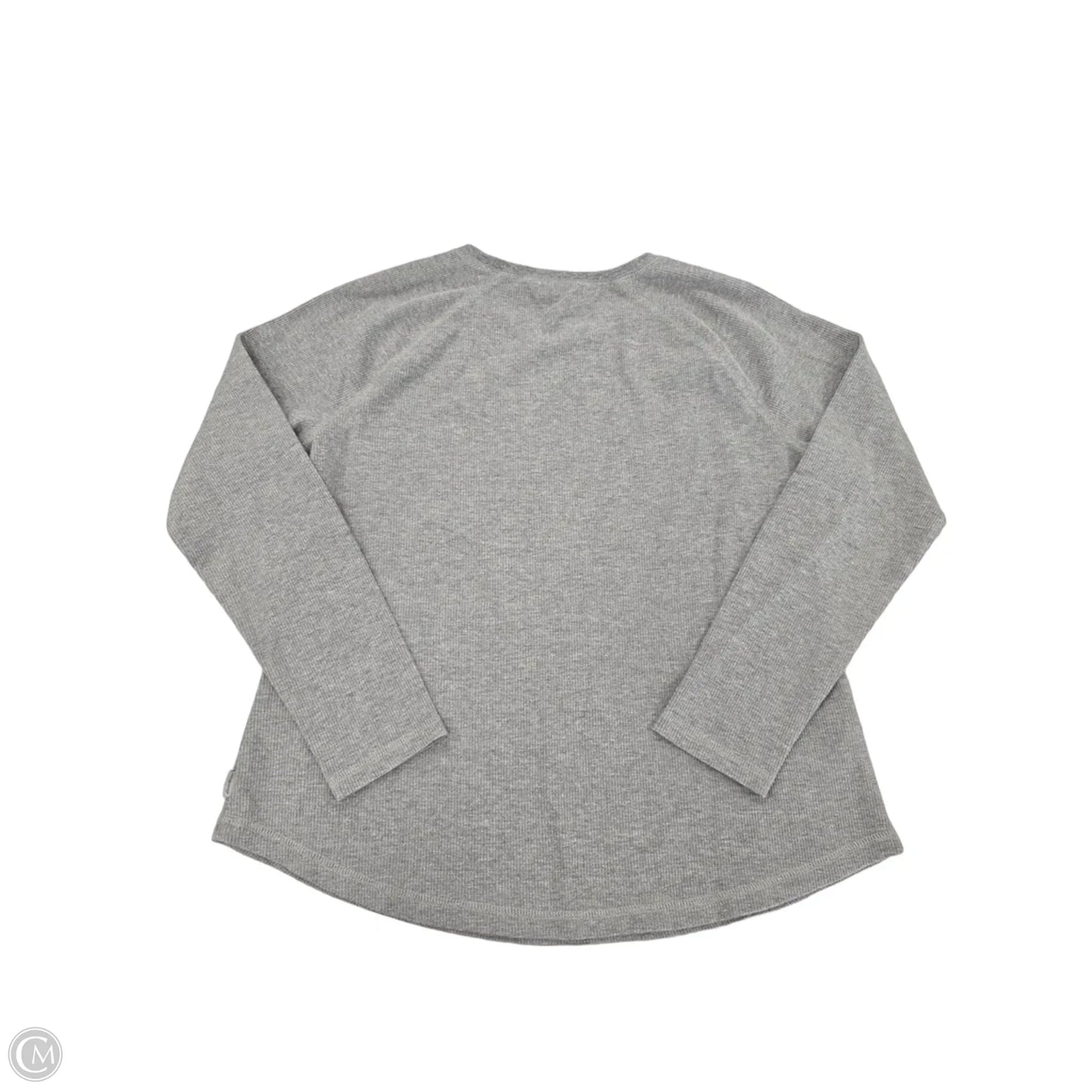 Top Long Sleeve By Eddie Bauer In Grey, Size: Xl