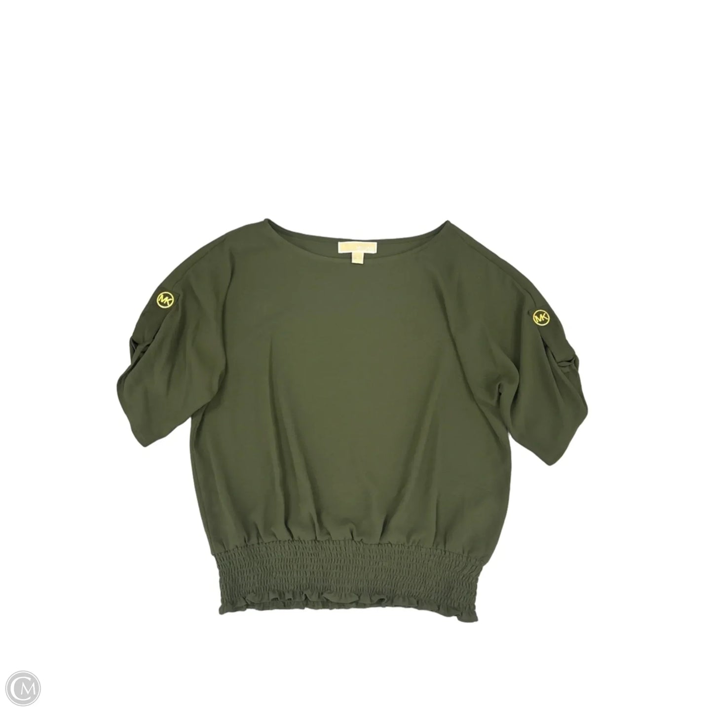 Top Short Sleeve By Michael By Michael Kors In Green, Size: M