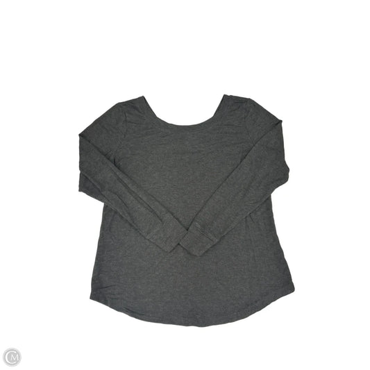 Top Long Sleeve By Cabi In Grey, Size: M