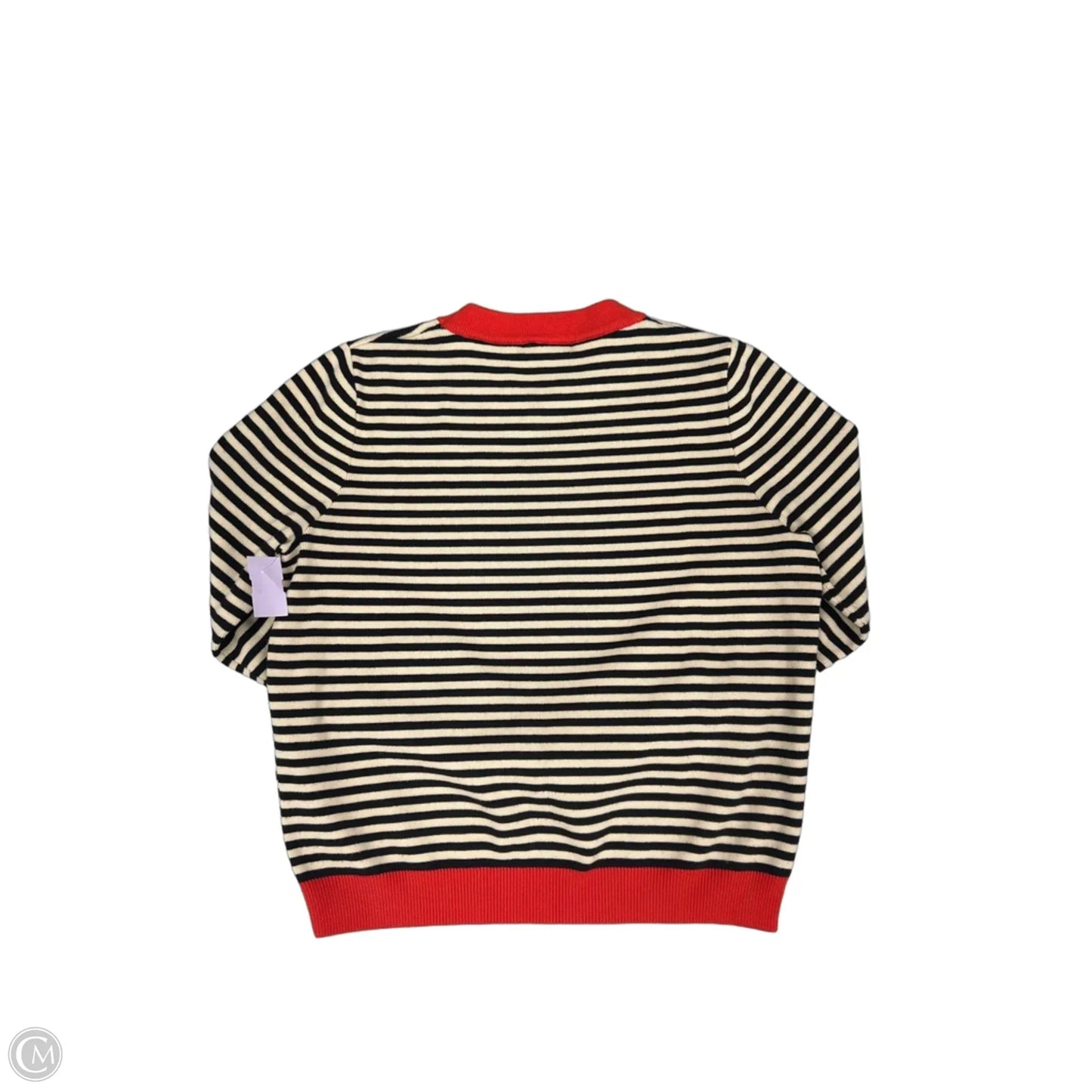 Top Long Sleeve By Prettygarden In Black & Tan, Size: L