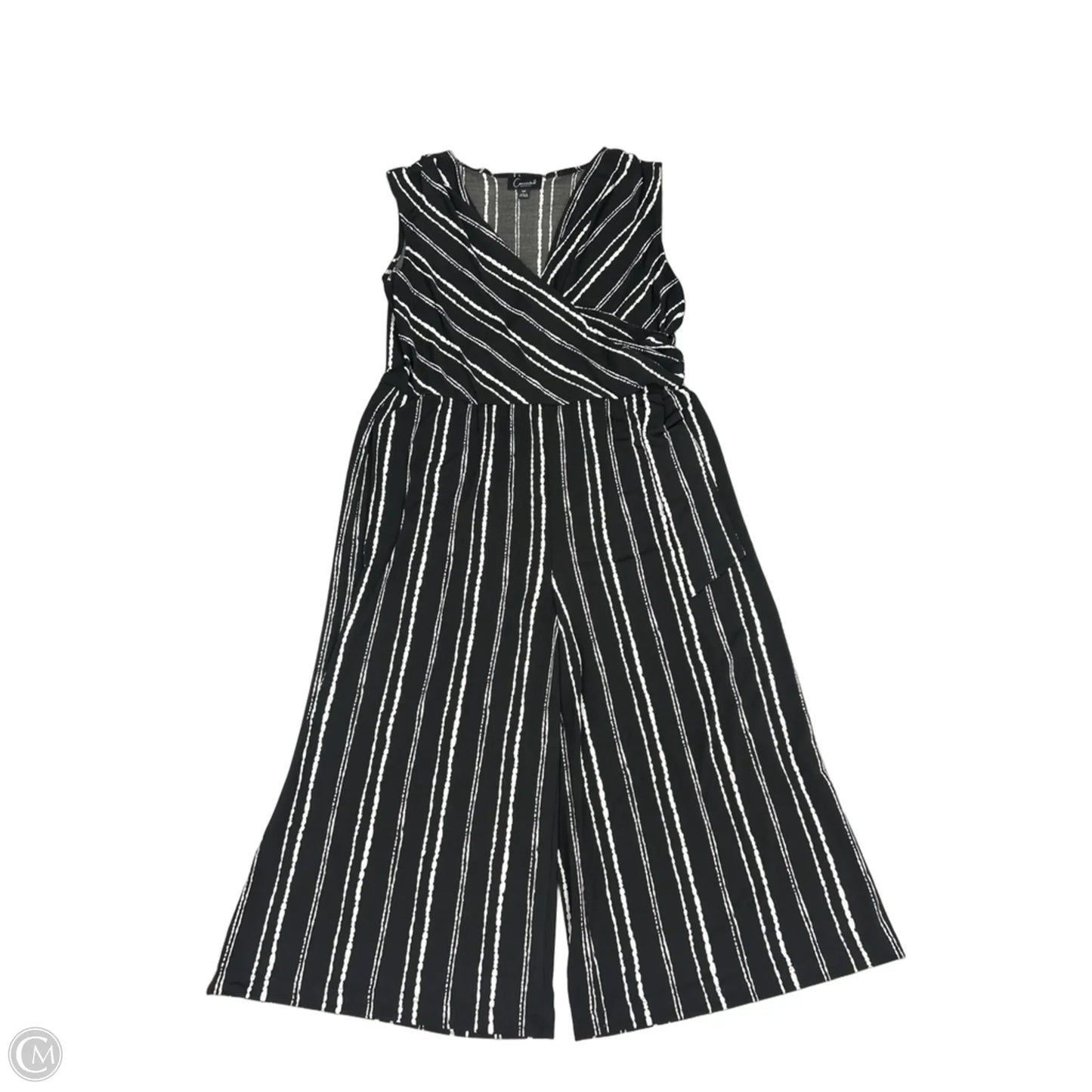 Jumpsuit By Connected Apparel In Black & White, Size: 14p