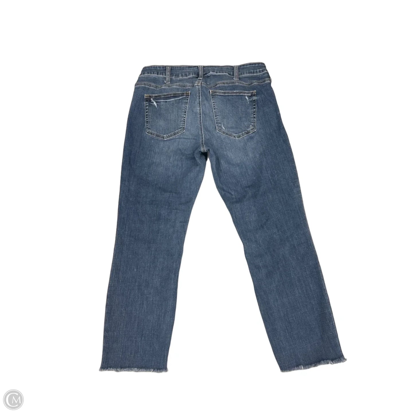 Jeans Straight By Silver In Blue Denim, Size: 14