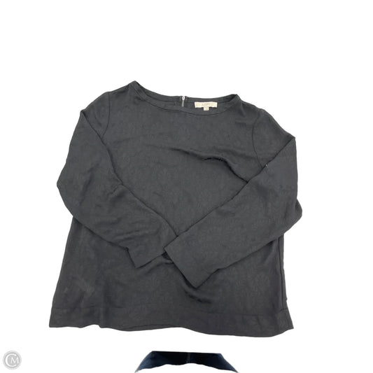 Top Long Sleeve By Loft In Black, Size: Xl