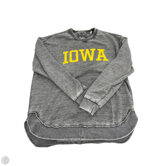 Top Long Sleeve By Pressbox In Grey, Size: Xl