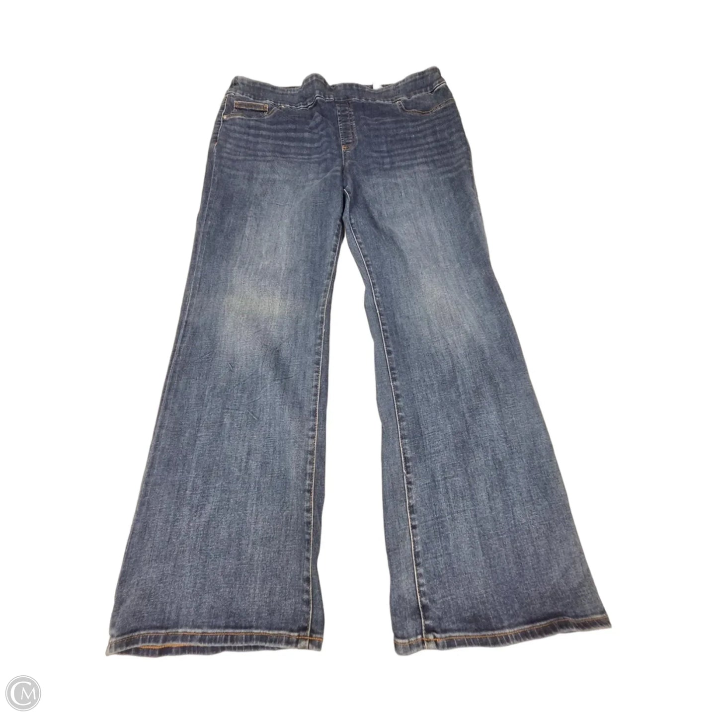 Jeans Boot Cut By Chicos In Blue Denim