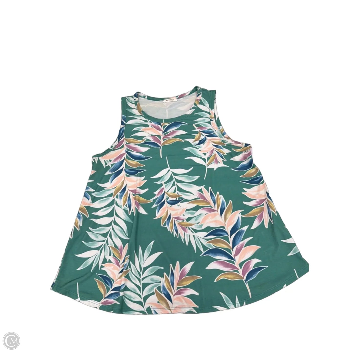 Tank Top By Bombom In Tropical Print, Size: L