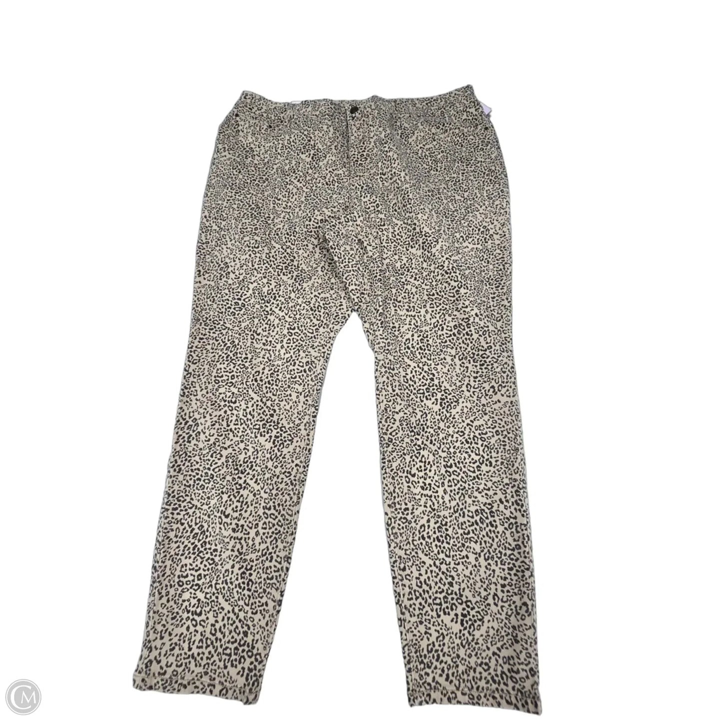 Jeans Skinny By Seven 7 In Animal Print, Size: 22w