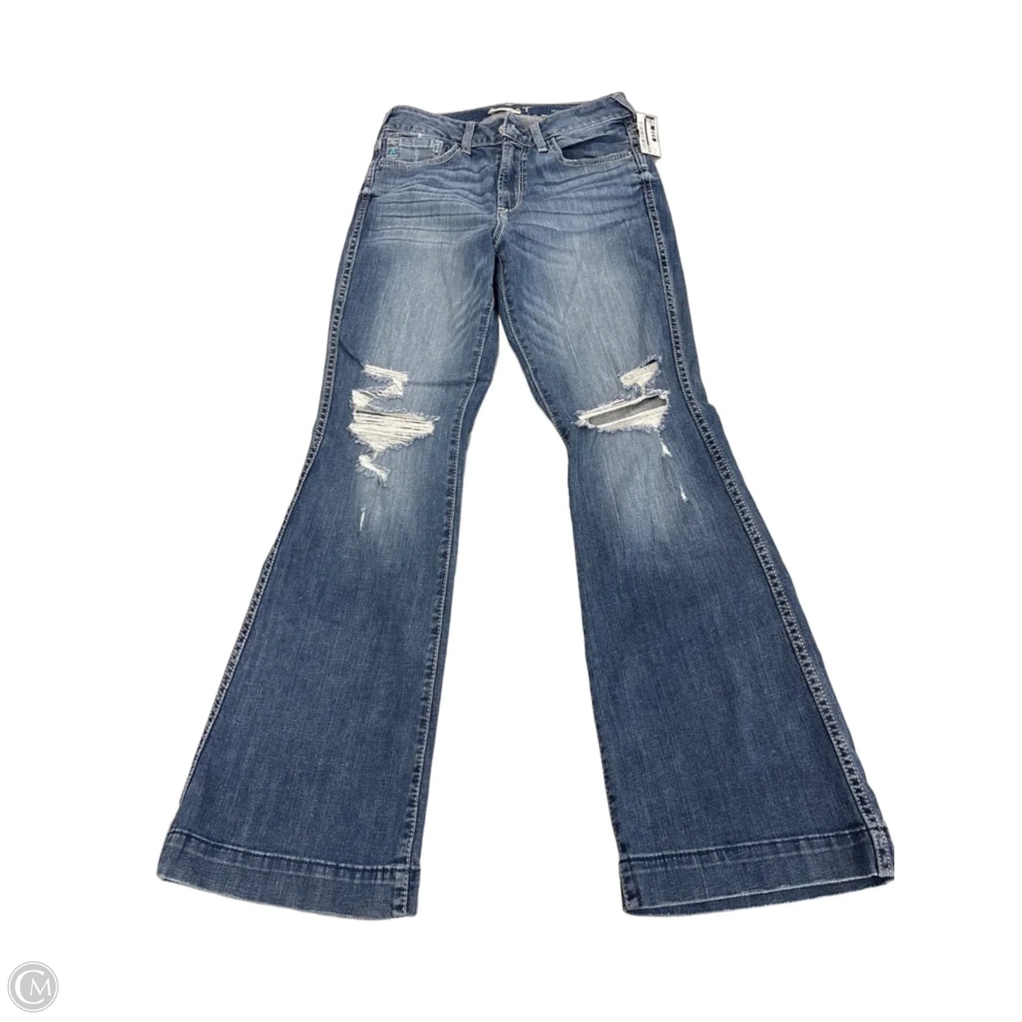Jeans Boot Cut By Ariat In Blue Denim, Size: 6