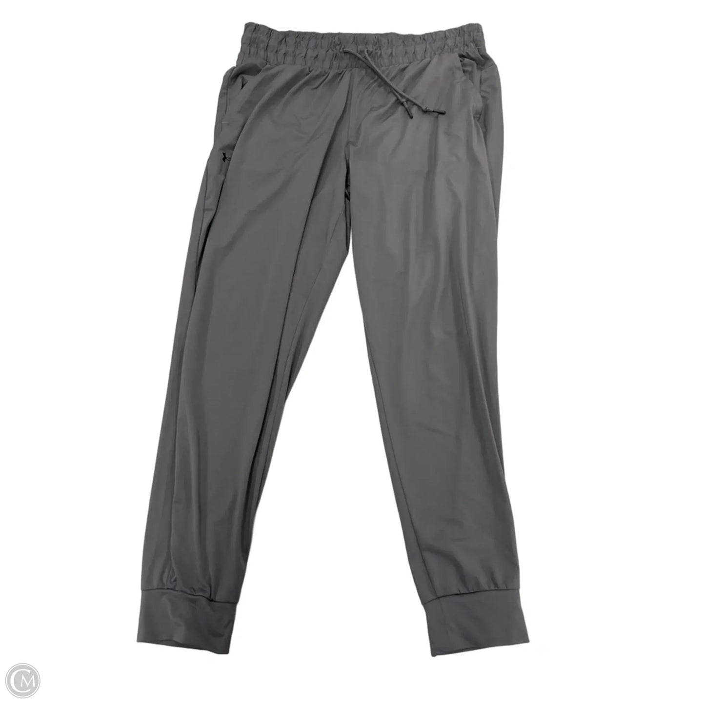 Athletic Pants By Under Armour In Grey, Size: L
