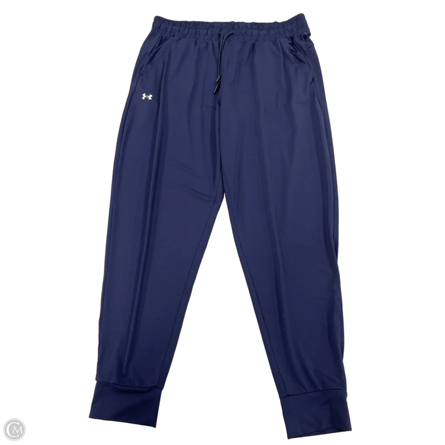 Athletic Pants By Under Armour In Navy, Size: L