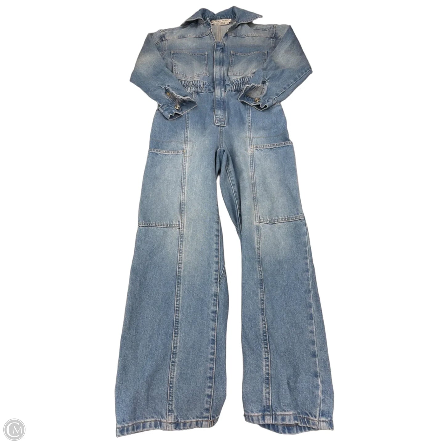 Jumpsuit By Cmb In Blue Denim, Size: Xs