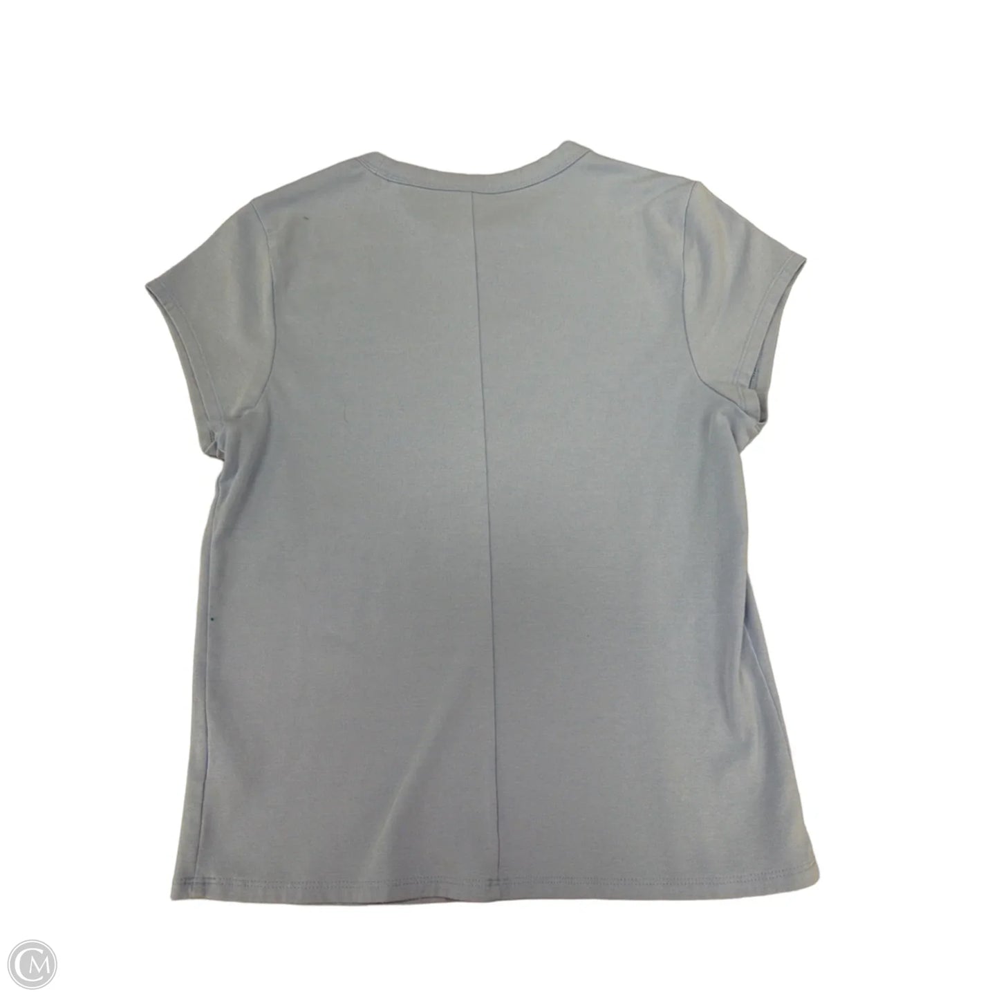 Top Short Sleeve By Free Assembly In Blue, Size: M