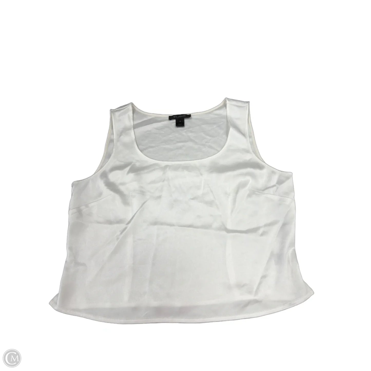 Tank Top By St. John In White, Size: M