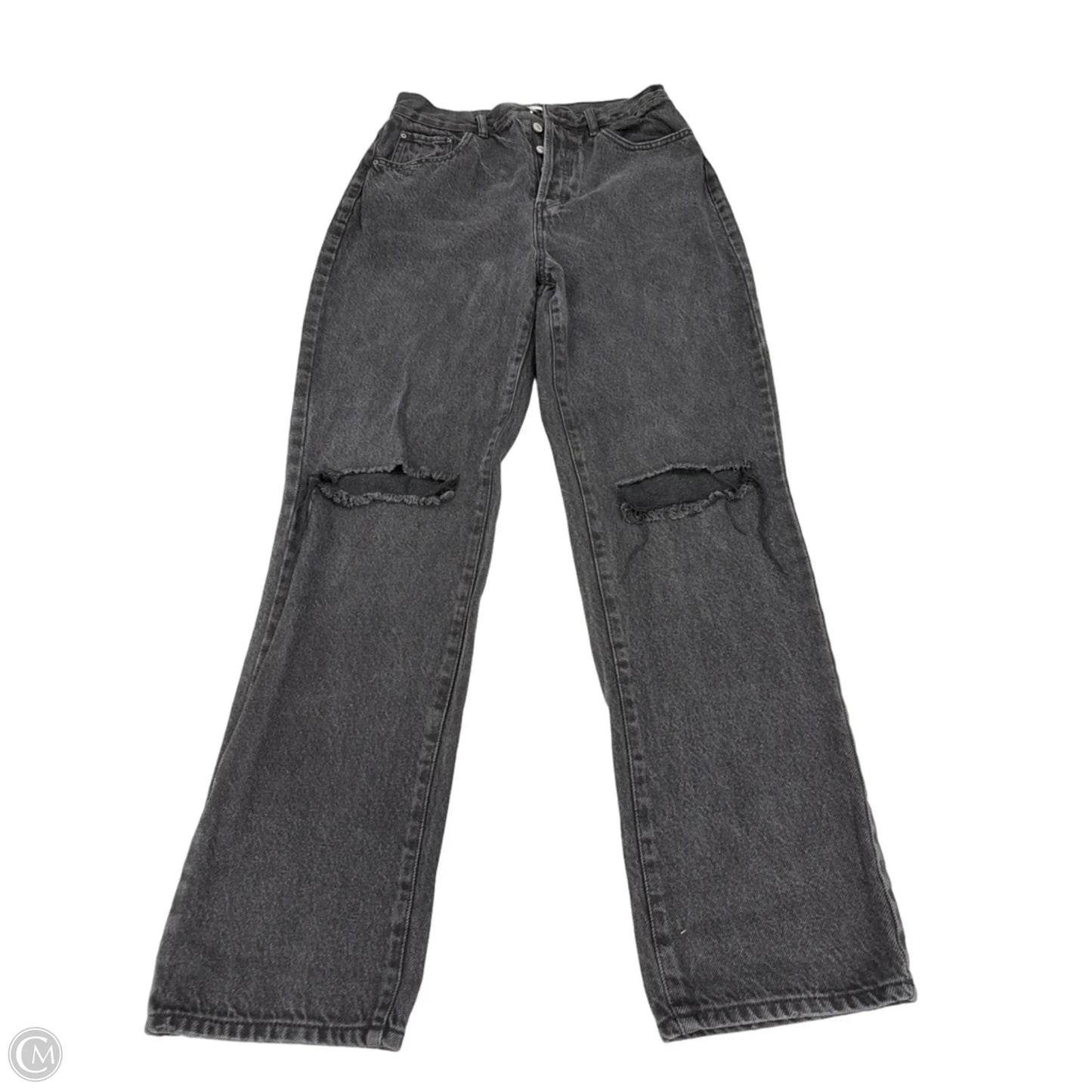 Jeans Straight By Pacsun In Black Denim, Size: 8