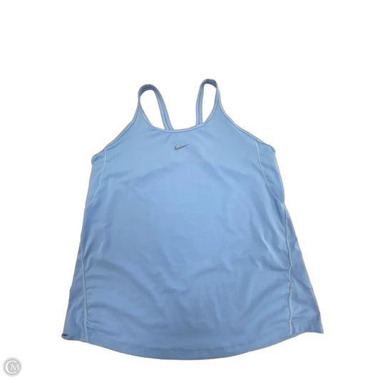 Athletic Tank Top By Nike In Blue, Size: M