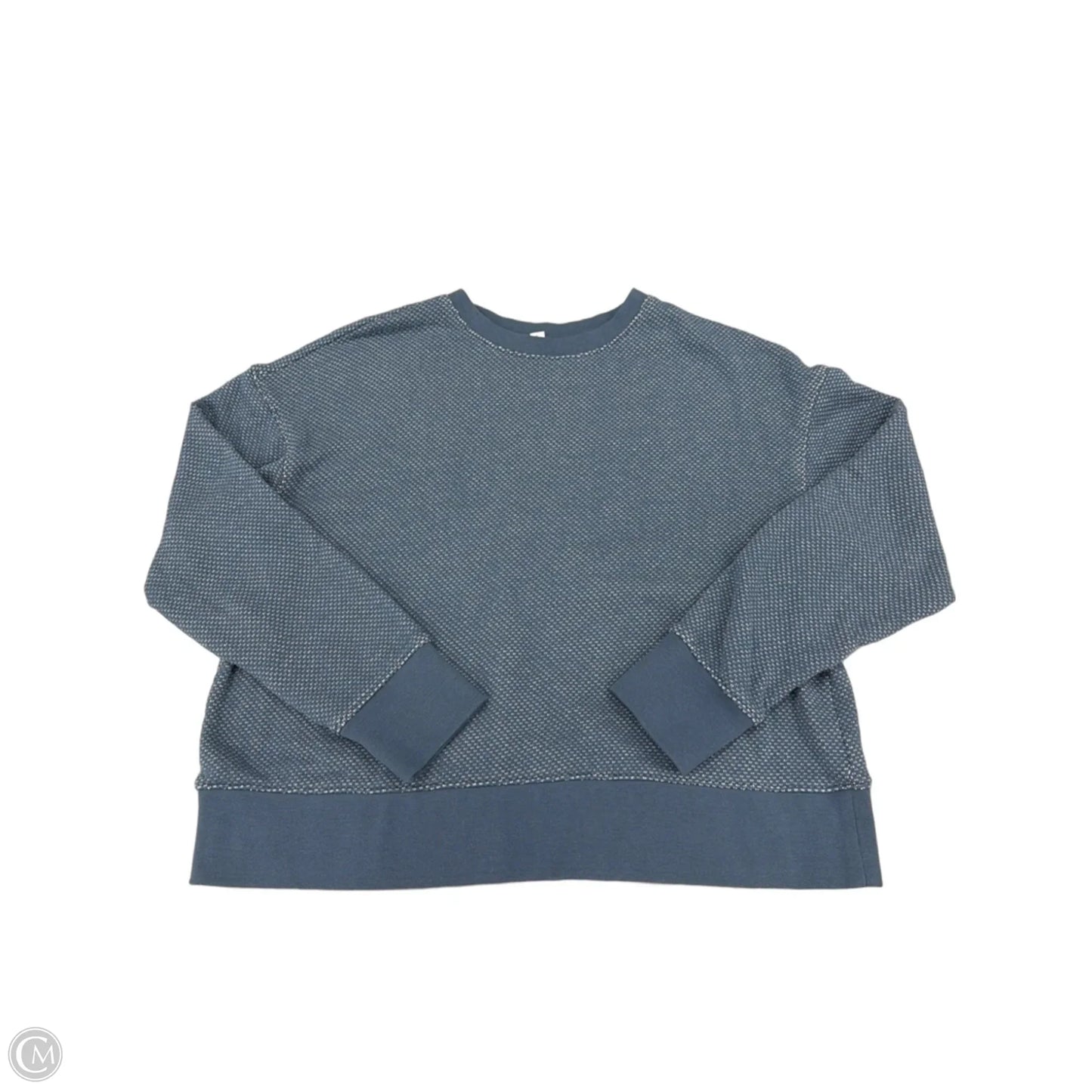 Top Long Sleeve By Time And Tru In Blue, Size: S