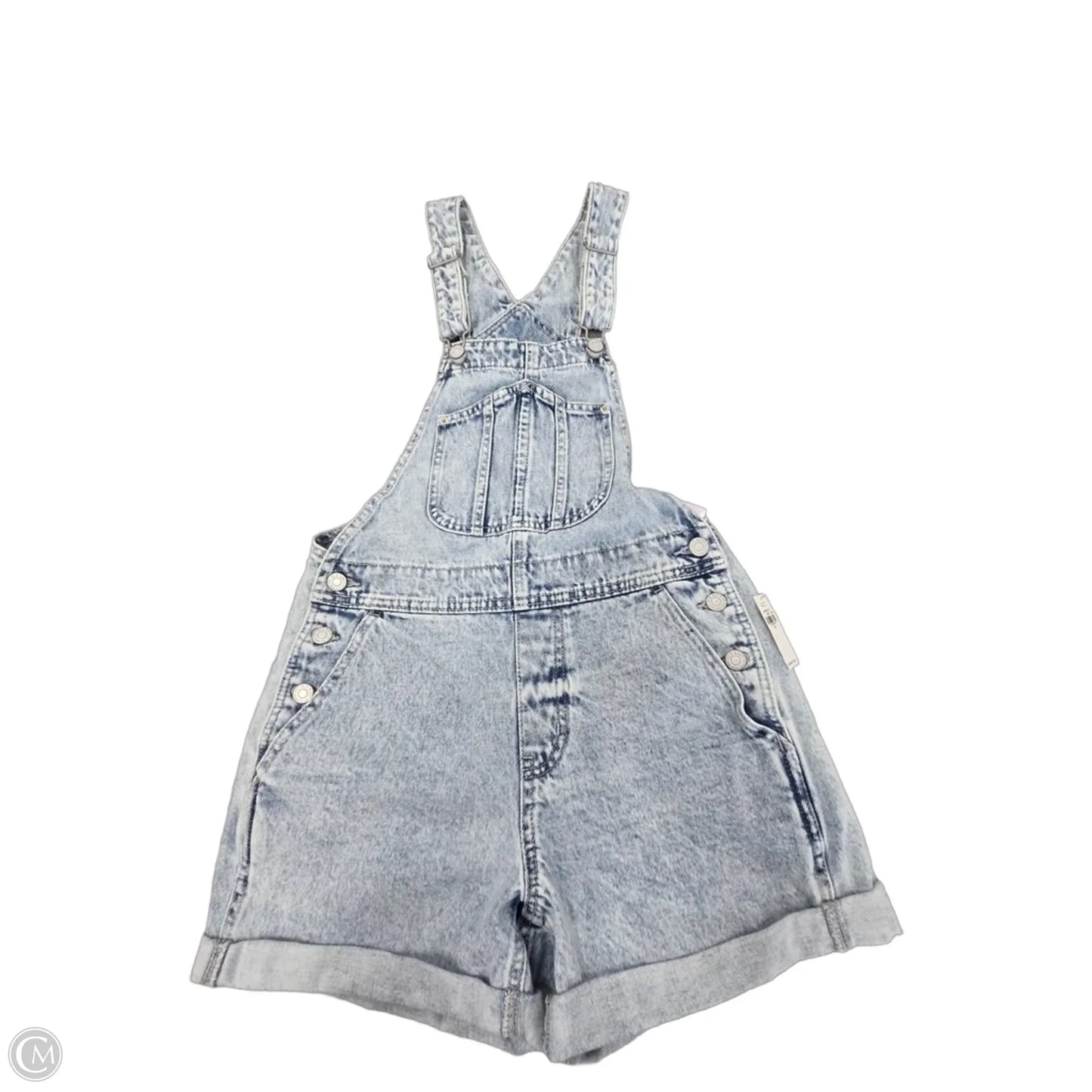 Shortalls By Old Navy In Blue Denim, Size: Xs