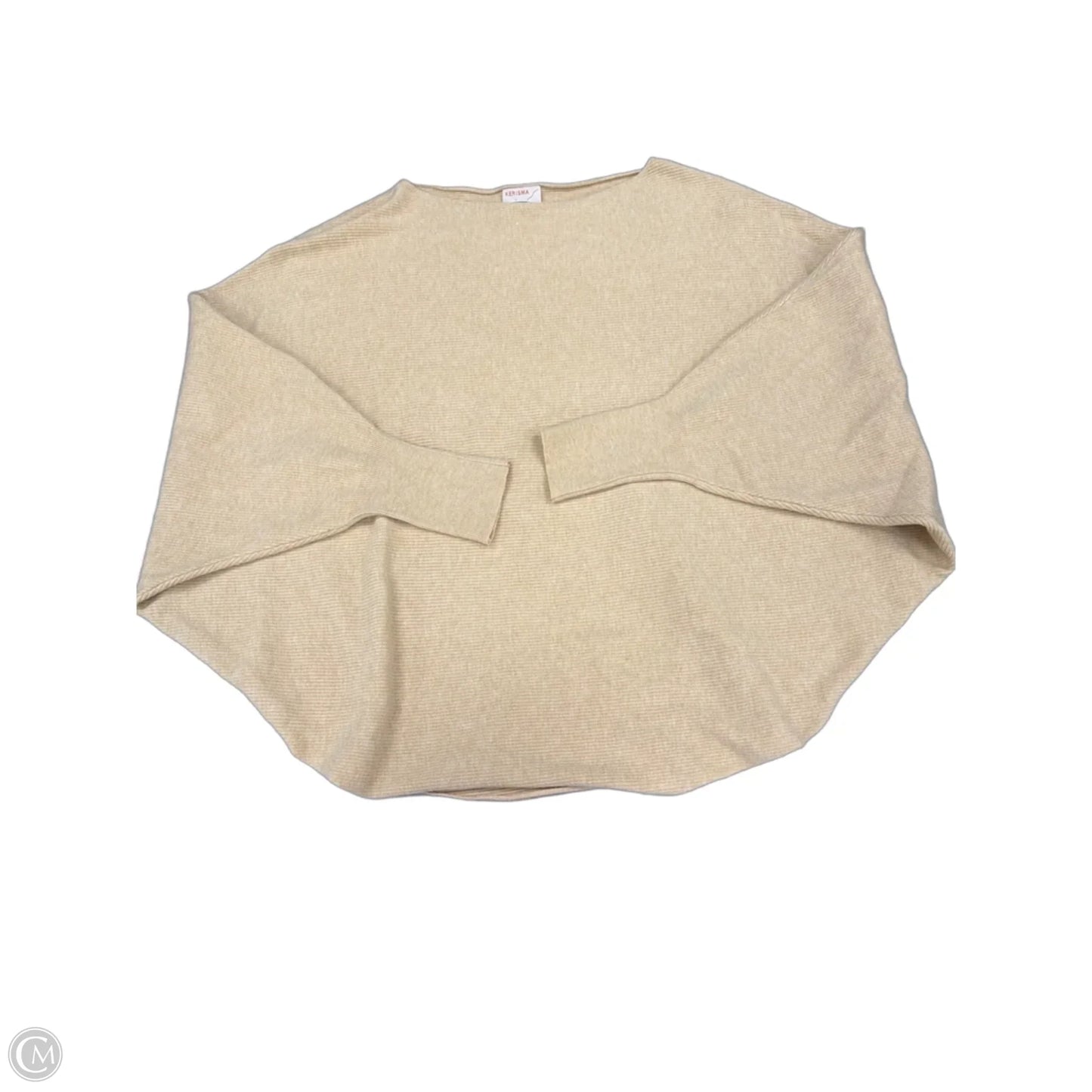 Top Long Sleeve By Kerisma In Tan, Size: S