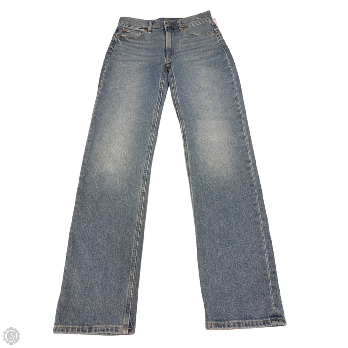 Jeans Straight By Gap In Blue Denim, Size: 2