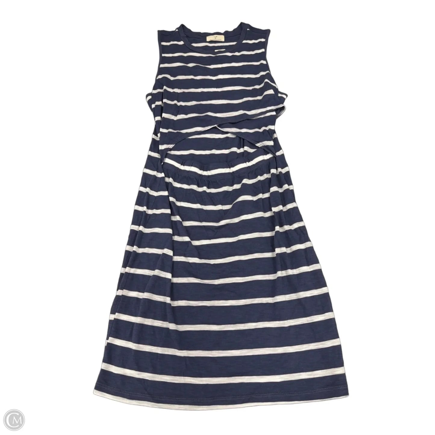 Dress Casual Short By T.la In Blue & White, Size: M