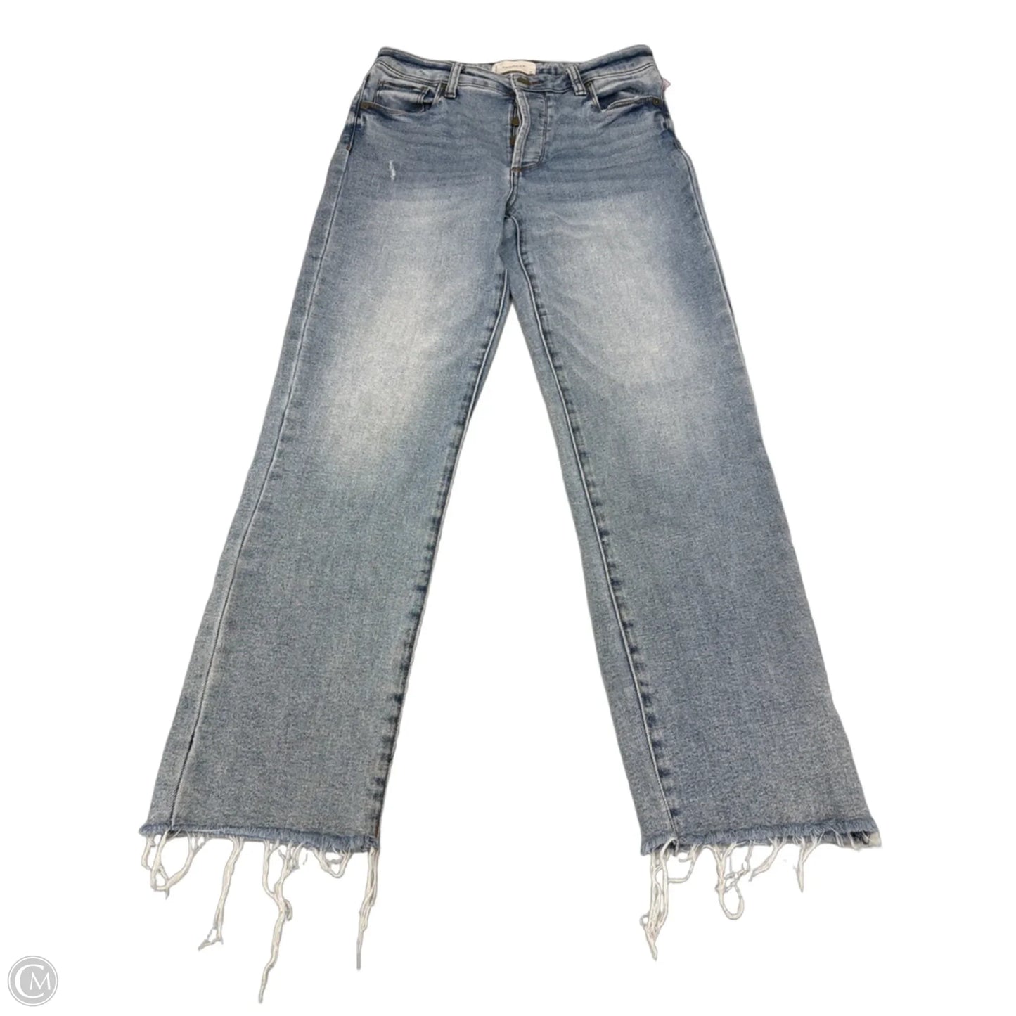 Jeans Straight By Evereve In Blue Denim, Size: 6