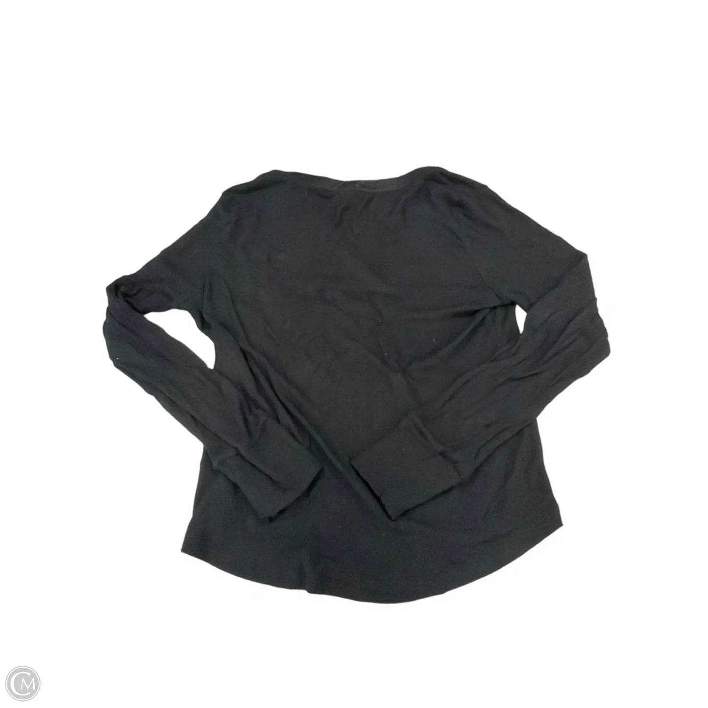 Top Long Sleeve By Evereve In Black, Size: M