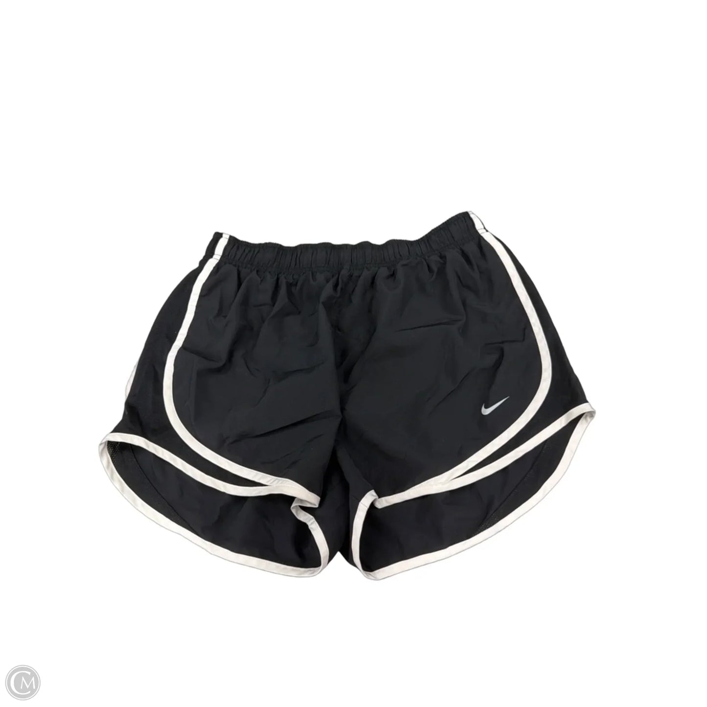 Athletic Shorts By Nike In Black & White, Size: L