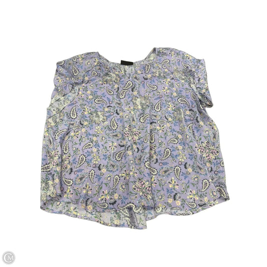 Top Short Sleeve By Lane Bryant In Purple, Size: 3x