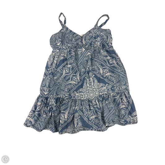 Dress Casual Short By Jessica Simpson In Blue & White, Size: M