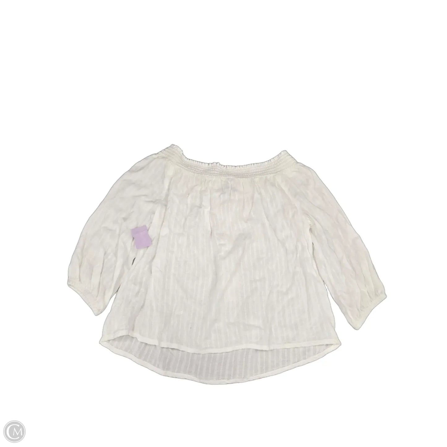 Top Short Sleeve By Venus In White, Size: S