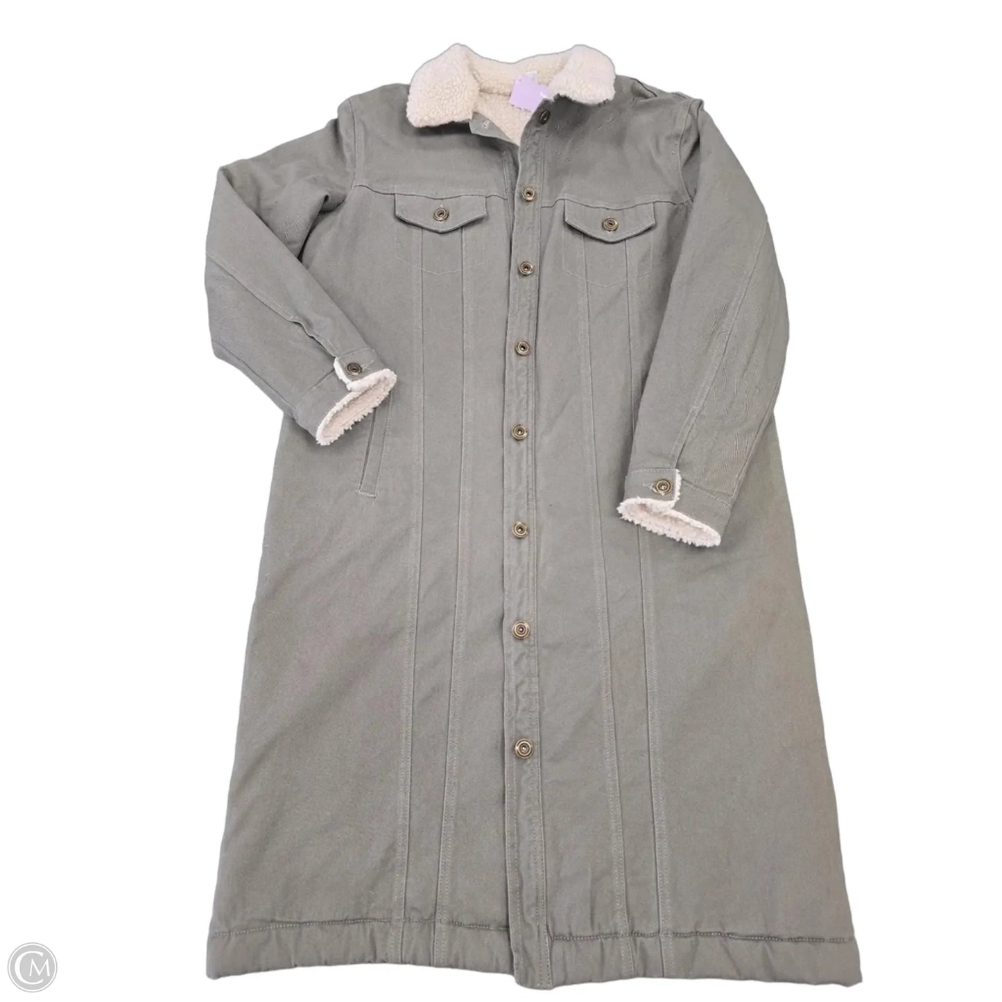 Coat Other By Tribal In Grey, Size: M