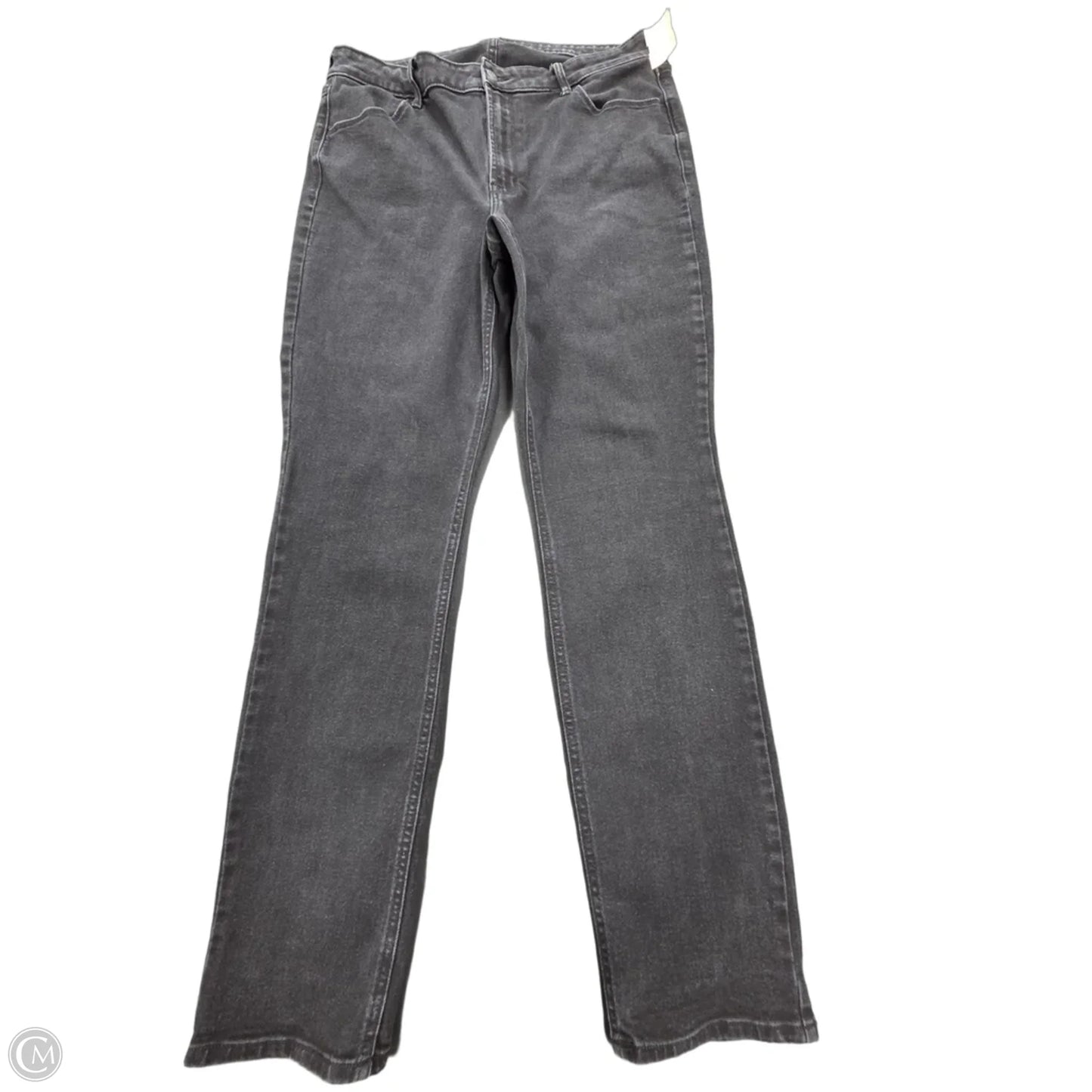 Jeans Straight By Old Navy In Black Denim, Size: 16l