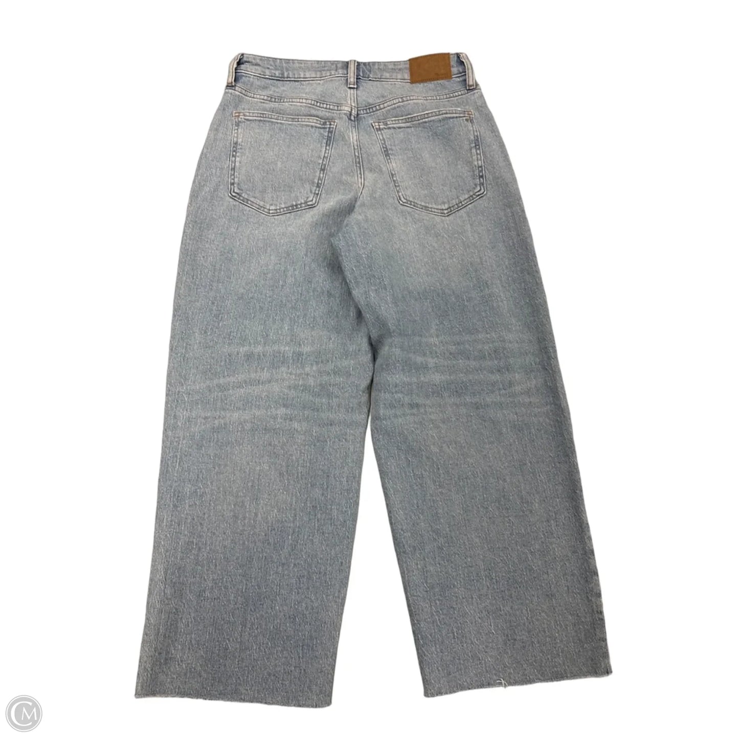 Jeans Wide Leg By Madewell In Blue Denim, Size: 8