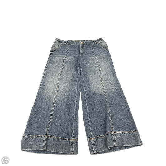 Jeans Wide Leg By Maurices In Blue Denim, Size: 16w