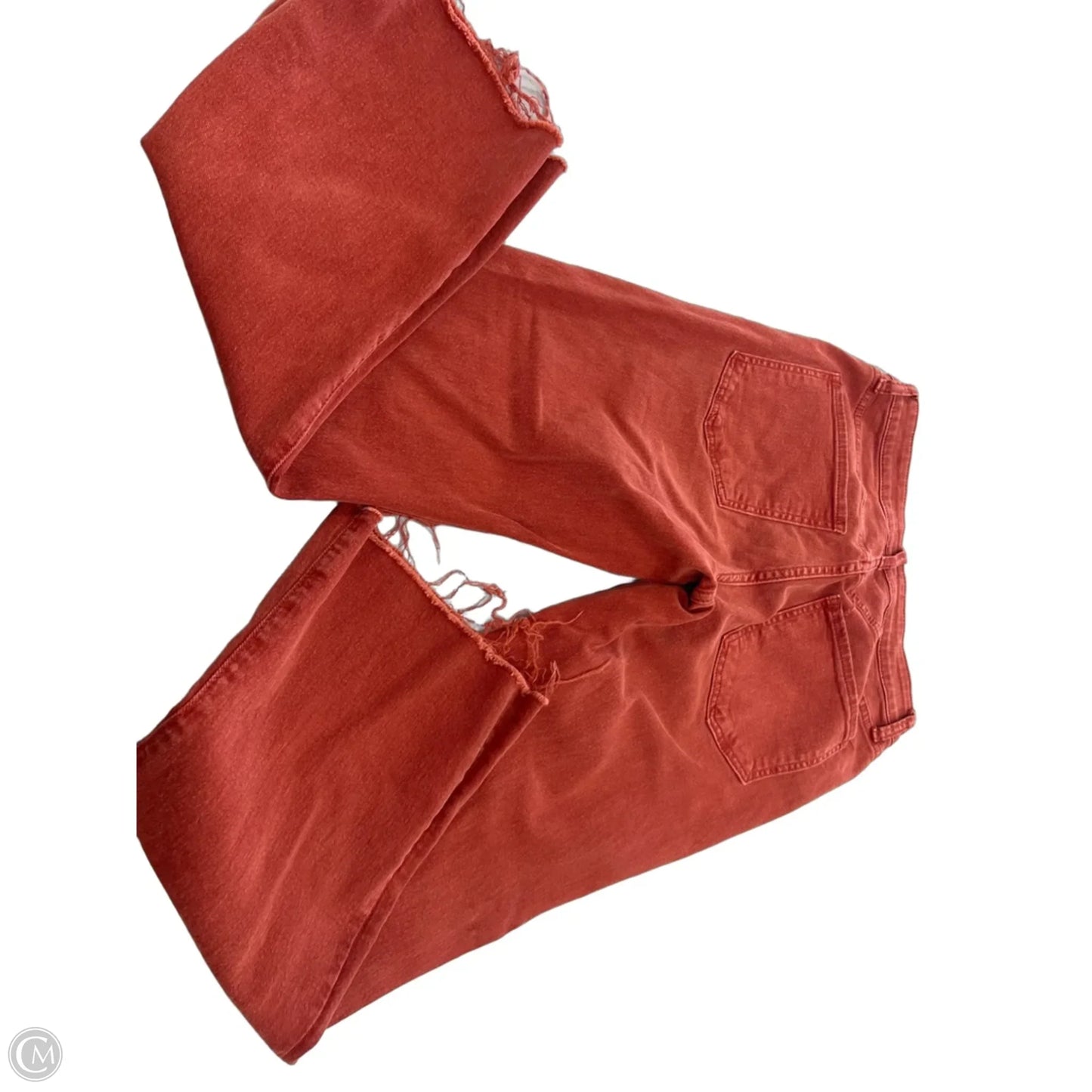 Jeans Straight By Kut In Red Denim, Size: 4