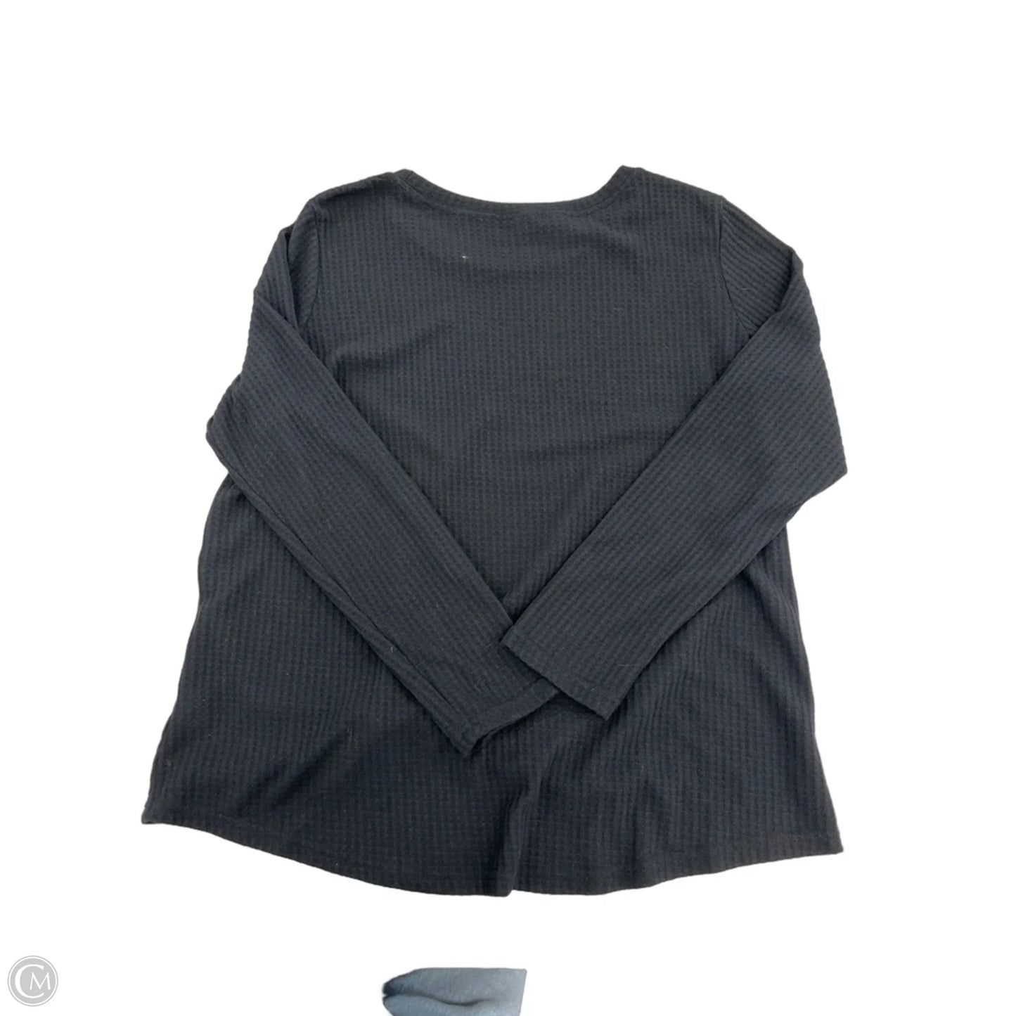 Top Long Sleeve By Cmf In Black, Size: 2x
