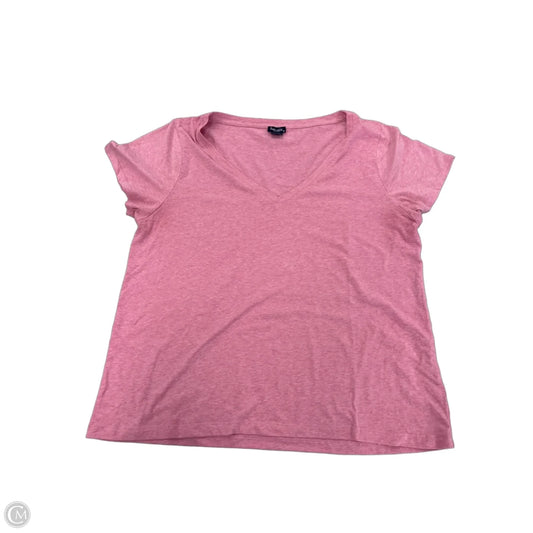 Top Short Sleeve By Splendid In Pink, Size: Xxl