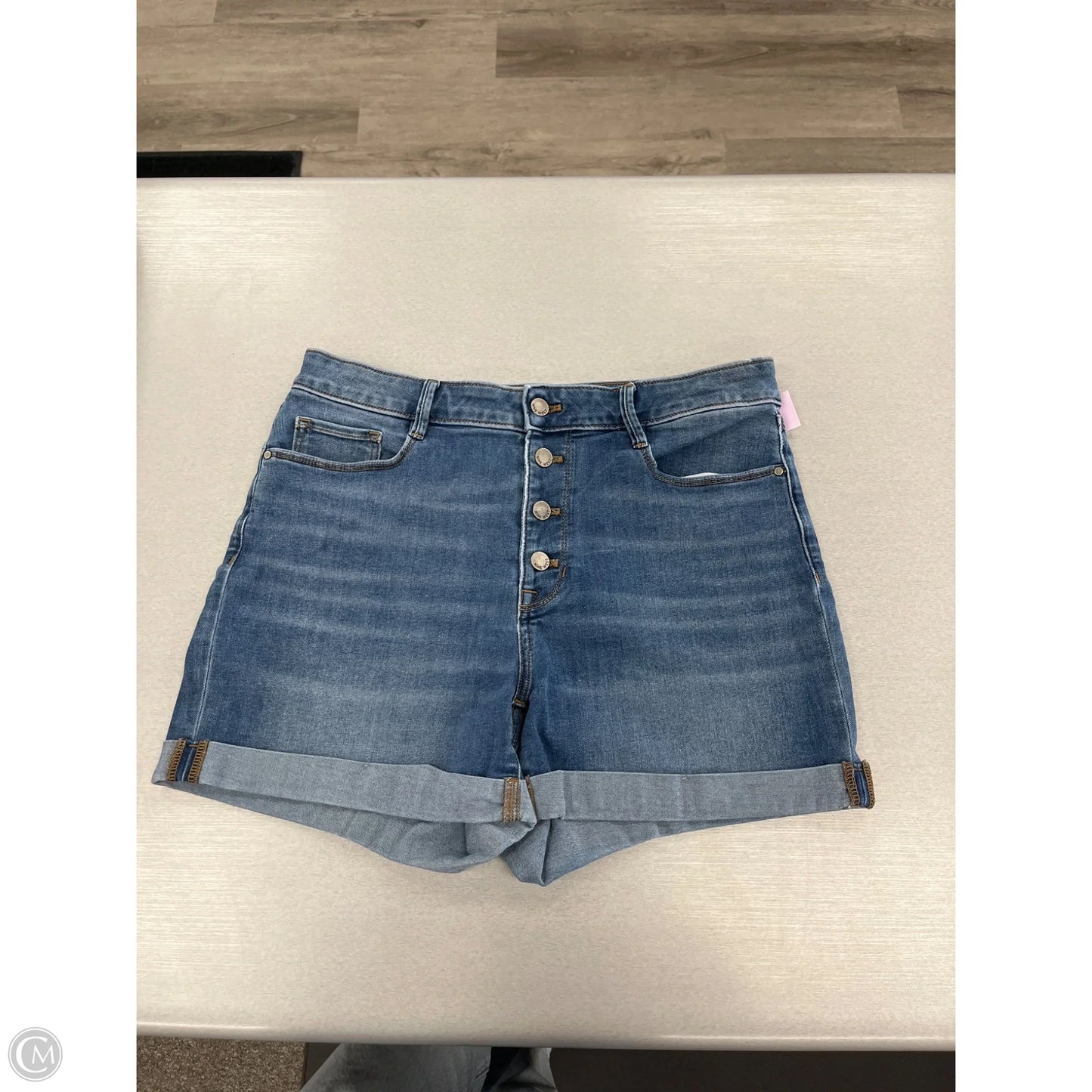 Shorts By Nine West In Blue Denim, Size: 14