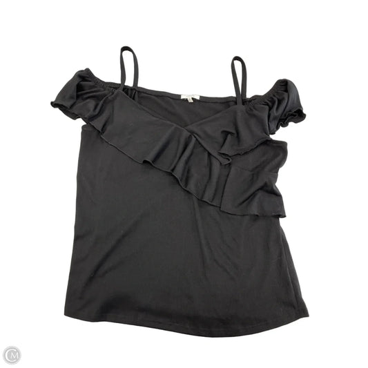 Top Short Sleeve By Maurices In Black, Size: Xxl